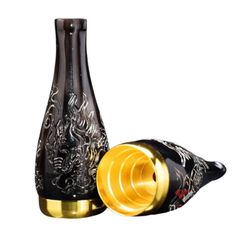 Tẩu sừng khắc rồng Free size TS07