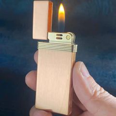 Bật lửa chính hãng Zorro bản mỏng đai vàng series Z723