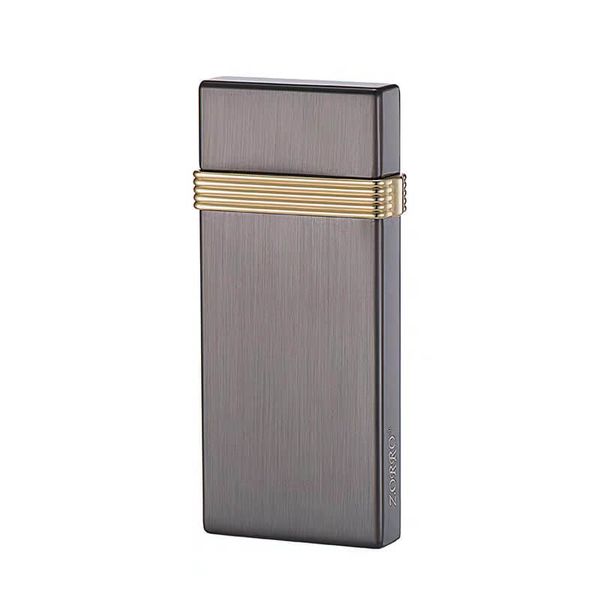 Bật lửa chính hãng Zorro bản mỏng đai vàng series Z723