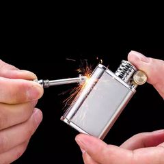 Mẫu bật lửa kèm diêm xăng Chief CF210