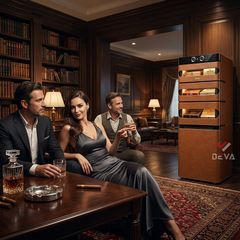 Tủ cigar Afidano cao cấp trên 1000 điếu chuyên bảo quản xì gà L5