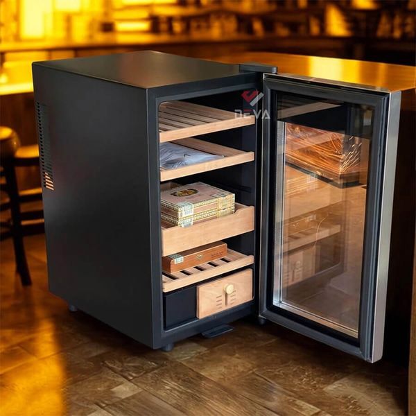 Tủ Cigar 200 điếu cắm điện bảo quản xì gà 48AH