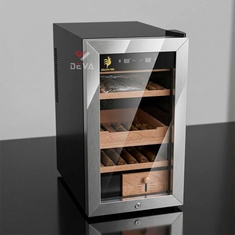 Tủ Cigar 200 điếu cắm điện bảo quản xì gà 48AH