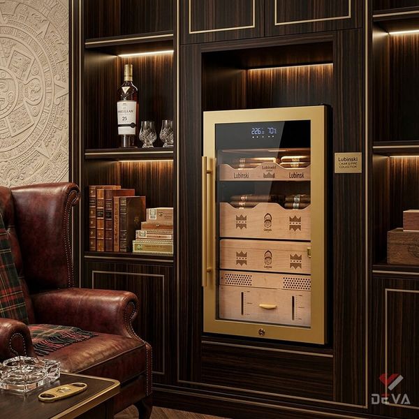 Tủ bảo quản xì gà 300 điếu gỗ Tuyết Tùng Lubinski RA 222
