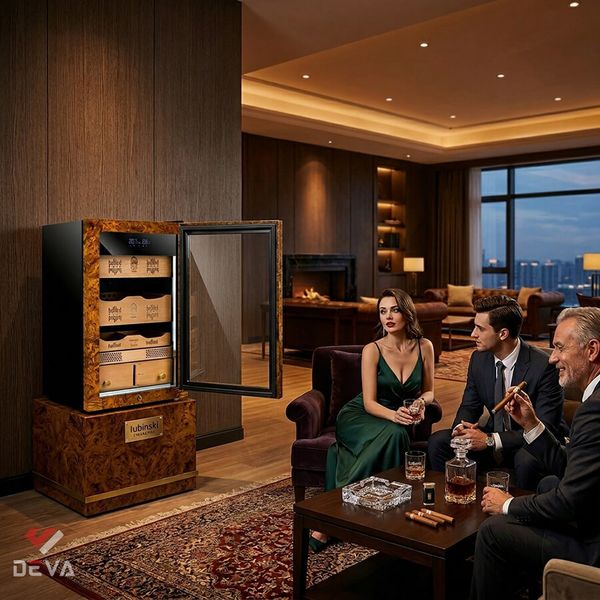 Tủ điện bảo quản xì gà tự động Lubinski RA 223