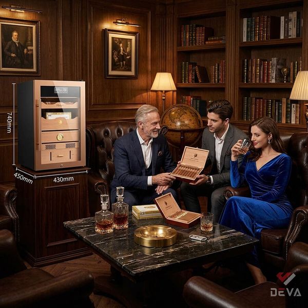 Tủ bảo quản cigar Golden fire A70 đựng 300-400 điếu