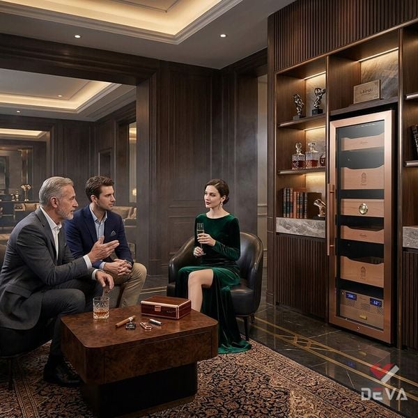 Tủ bảo quản cigar 600 - 700 điếu Lubinski RA 333