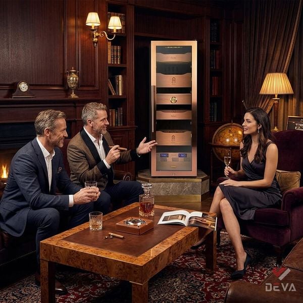 Tủ bảo quản cigar 600 - 700 điếu Lubinski RA 333