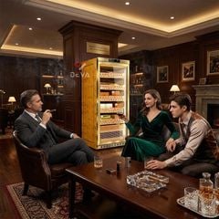 Tủ bảo quản cigar 900 điếu luxury Raching Mon 1800A