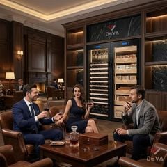 Tủ cigar rượu vang 2 in 1 Golden Fire GF 128