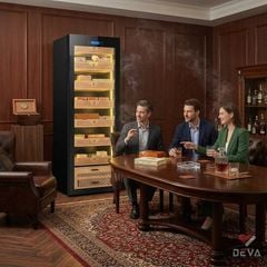 Tủ bảo quản cigar 1800 điếu cắm điện GF 2180
