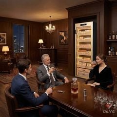 Tủ bảo quản cigar 1800 điếu cắm điện GF 2180