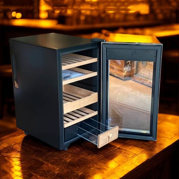 Tủ Cigar 200 điếu cắm điện bảo quản xì gà 48AH