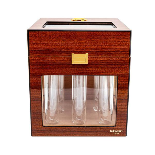 Hộp ủ xì gà Kèm 8 ống hương liệu Lubinski YJA 60059
