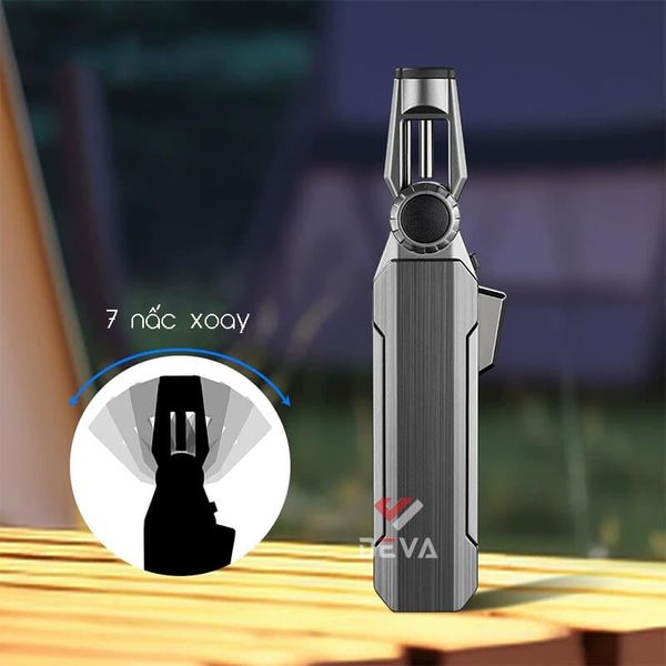 Bật lửa Jobon khò đại 1 tia cổ xoay 7 nấc có khoá lửa ZB-102