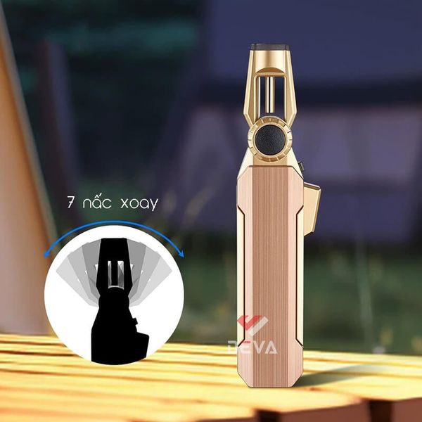 Bật lửa Jobon khò đại 1 tia cổ xoay 7 nấc có khoá lửa ZB-102