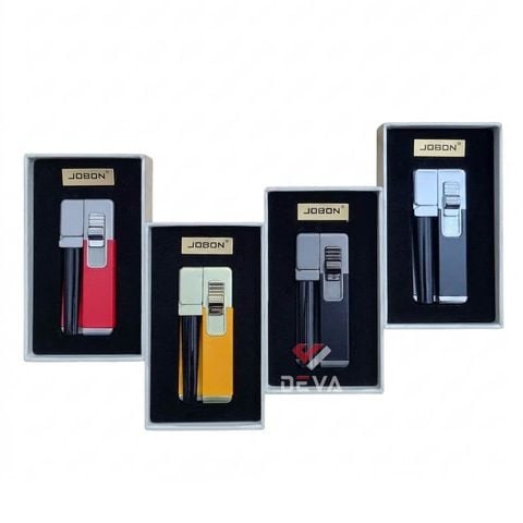 Bật lửa gas Jobon lửa chéo kèm tẩu thuốc chuyên dụng ZB 7002
