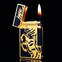 Dupont Hồng Kông Sơn Mài Họa Tiết Ngựa Phi 2026 D96