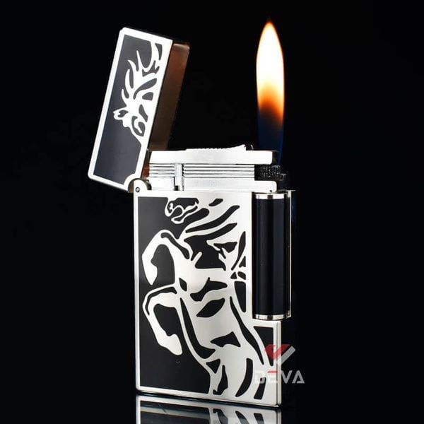 Dupont Hồng Kông Sơn Mài Họa Tiết Ngựa Phi 2026 D96