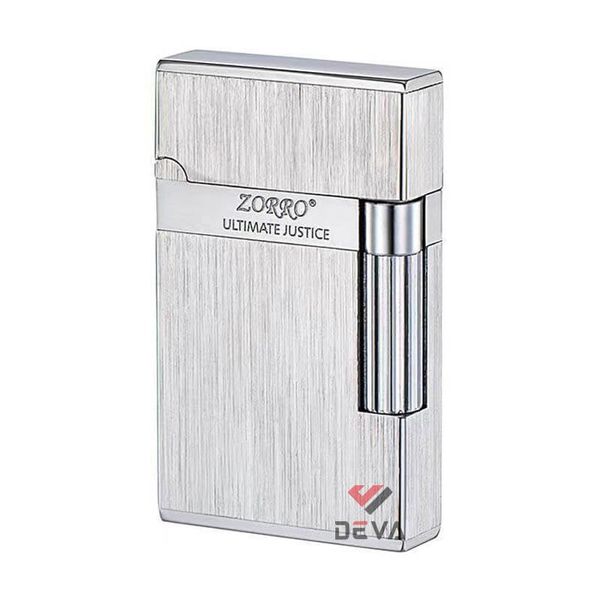 Bật lửa xăng đá chính hãng Zorro tay đánh đá ngang các mẫu Series Z612