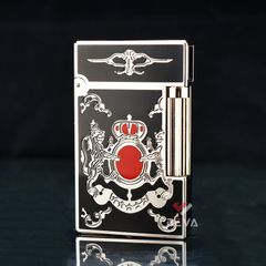 Dupont Xăng Đá Sơn Mài Đen Hoa Văn Hoàng Gia Châu Âu DX33