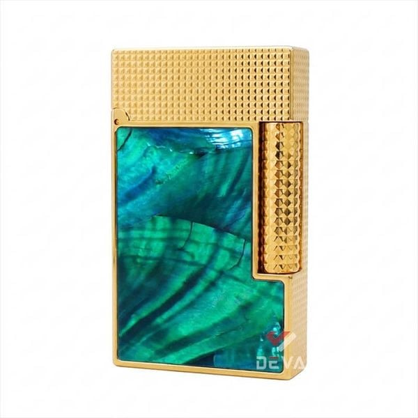Dupont Xăng Đá Khảm Trai Nắp Vân Kim Cương D81-DX