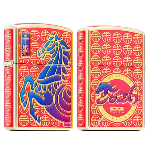 Zorro Limited Edition 2026 Z3-2026 - Phiên Bản Giới Hạn Năm Bính Ngọ Khắc Ngựa Nổi Dạ Quang