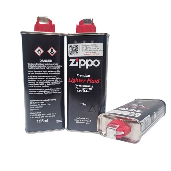 Bình xăng zippo chính hãng dung tích 125ml XZP
