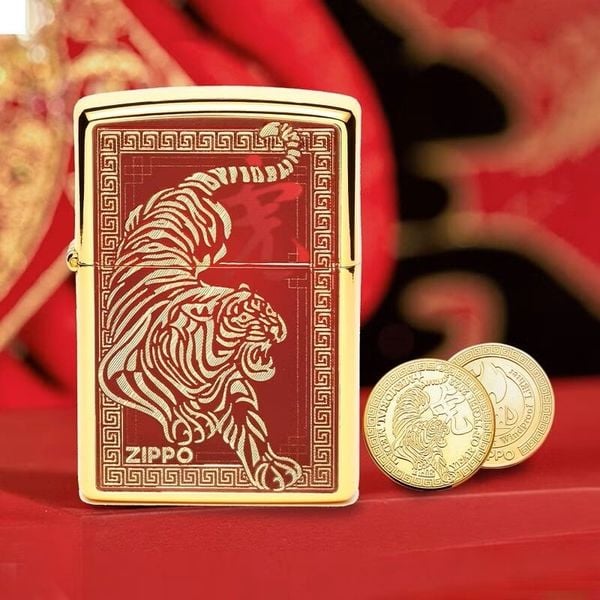 Zippo Year of the Tiger 2022 Asian Limited Edition CZA-2-24 hổ rình mồi Z83