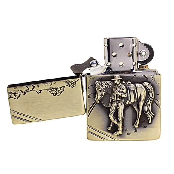 Zippo Tái Bản 1935 Chủ Đề Chàng Cao Bồi Marlboro ZN167