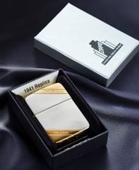 Zippo tái bản 1941 mạ vàng kẻ chéo số giới hạn ZN293