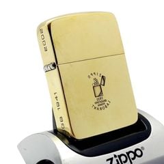 Zippo Mỹ chính hãng tái bản 1941 mạ vàng 18k giới hạn Z27