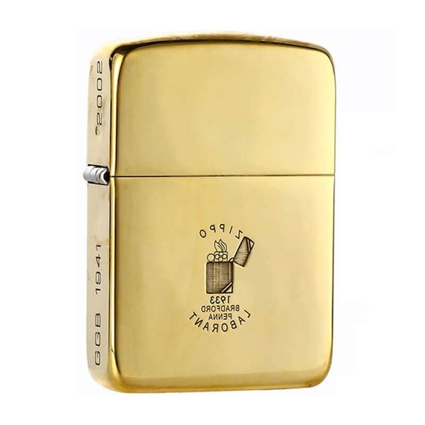 Zippo Mỹ chính hãng tái bản 1941 mạ vàng 18k giới hạn Z27