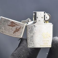 Zippo 1997 Kỷ Niệm Nagano Winter Olympics 1998 Bản Bạc Bụi C35