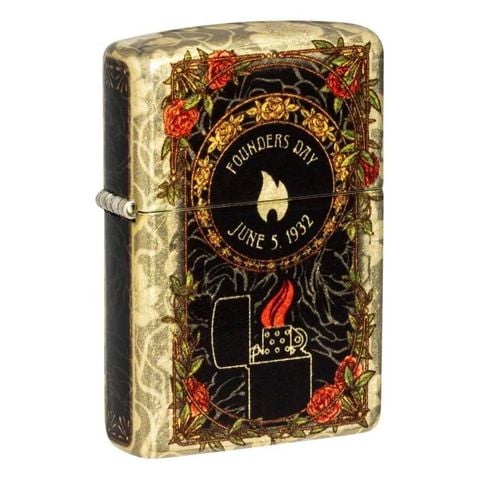Zippo 2025 Founder's Day Collectible (Armor® High Polish Gold Plate) - Mã: 46774