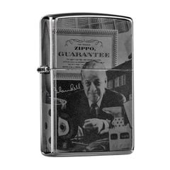 Zippo Bản Giới Hạn Kỷ Niệm 125 Năm Sinh Nhật George G. Blaisdell  Collectible Black Ice Z347