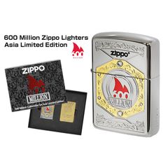 Set Zippo kỷ niệm chiếc bật lửa 600 triệu bản giới hạn Asia Million Collectible Z373