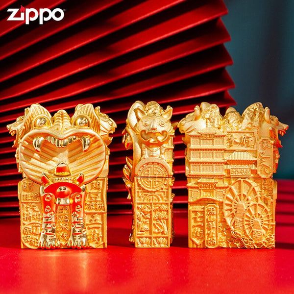 Zippo Ấn Tượng Lệ Giang Cổ Thành Trung Quốc ZN342