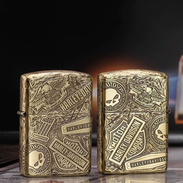 Zippo Armor bản khắc Harley Davidson ZD37