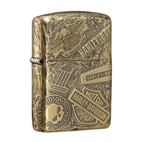 Zippo Armor bản khắc Harley Davidson ZD37