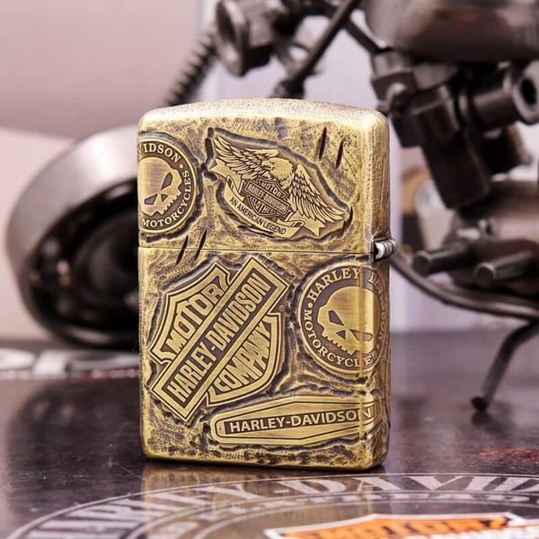 Zippo Armor bản khắc Harley Davidson ZD37