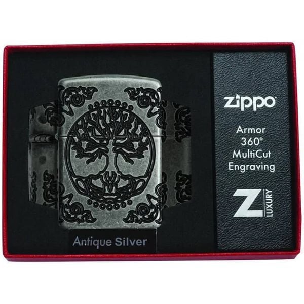 Zippo Phiên Bản Đặc Biệt Chủ Đề Cây Đời Tree Of Life Design Z223