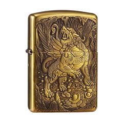 Set Zippo Armor Khắc Nổi 3D Hung Thú Thời Thượng Cổ ZD65