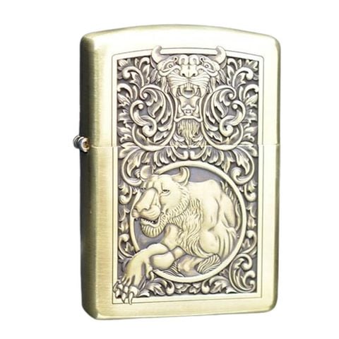 Mẫu zippo Armor khắc hình 3D nổi ZD49