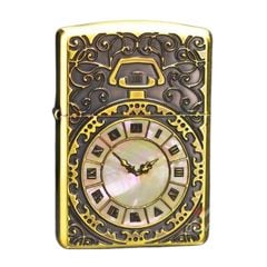 Mẫu Zippo Armor đồng hồ khảm trai ZN38