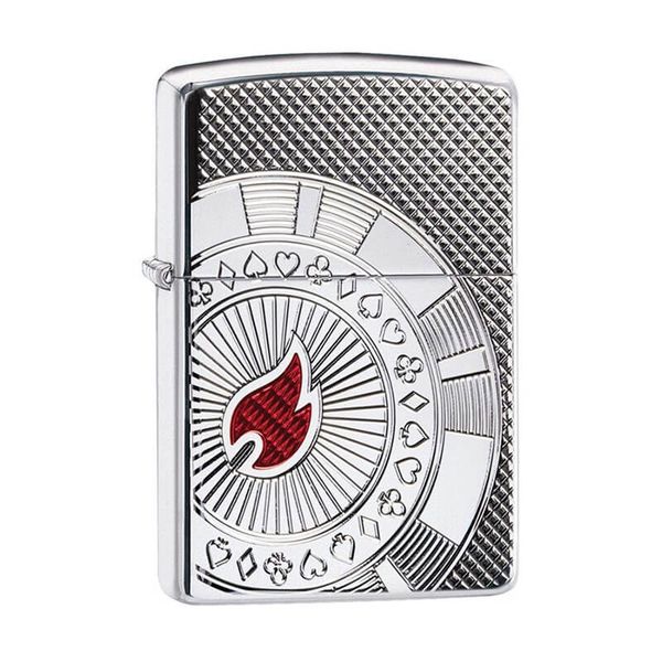 Zippo Armor Poker Chip Design Z329
