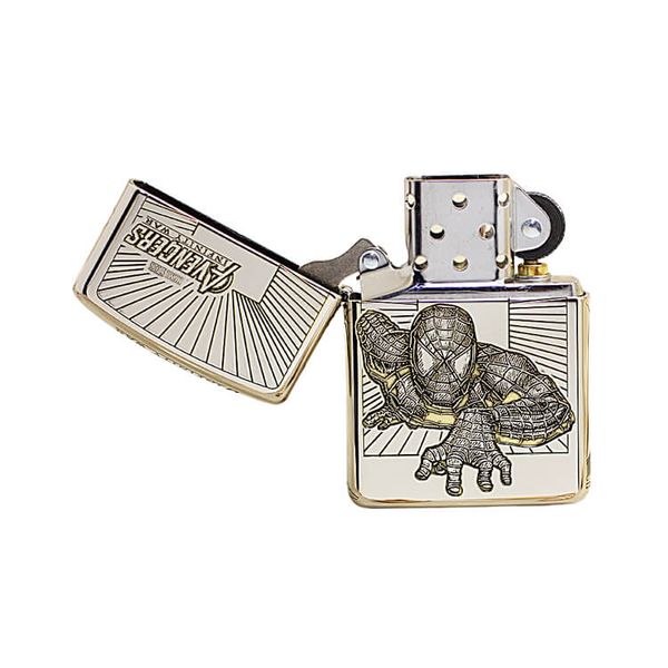 Zippo Armor Khắc Siêu Anh Hùng Người Nhện Spiderman ZN161