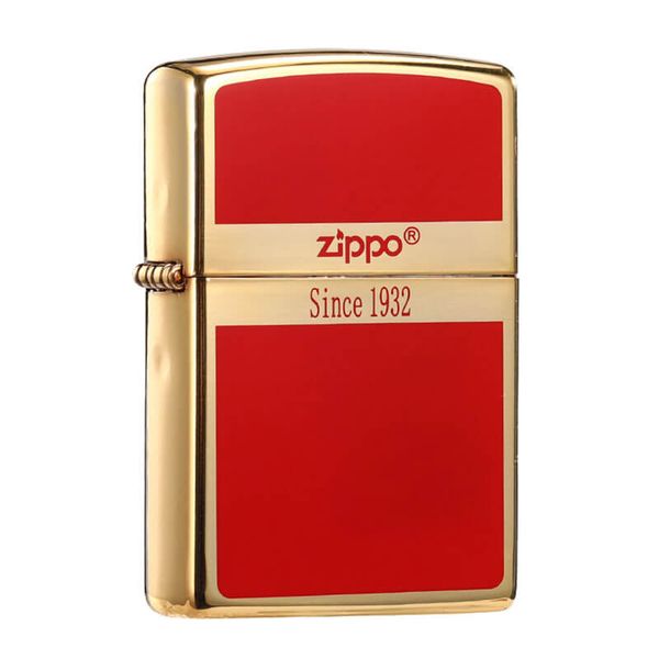Zippo mạ vàng sơn các màu ZN307