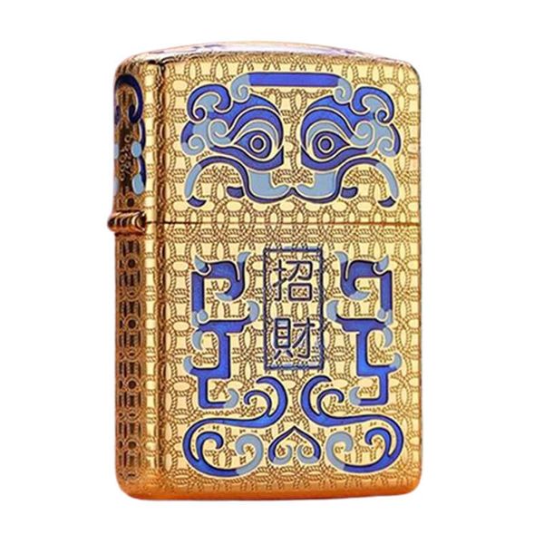 Zippo Armor khắc 5 mặt biểu tượng Thần Thú ZN302
