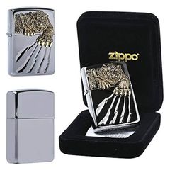 Zippo Armor Mỹ móng vuốt Chúa Sơn Lâm Tiger Claw 3D Z121